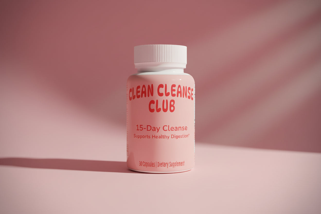 pink supplement bottle on a #f5b4b4 background make it feel cinematic 